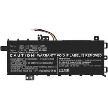 CoreParts Baterija za prijenosno računalo Asus, MBXAS-BA0279