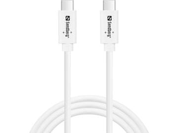 Sandberg USB-C na USB-C 3.1 G2 kabel 100 W, 1 m, 136-53
