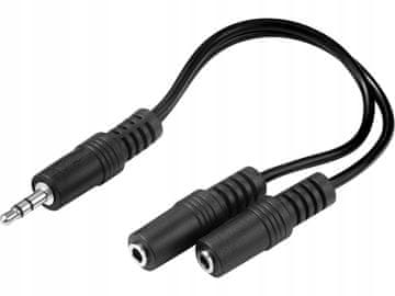 Sandberg MiniJack Splitter 1->2 502-16 kabel