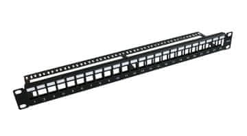 MicroConnect 19" prazna patch ploča, 24 porta, PP-004BLANK