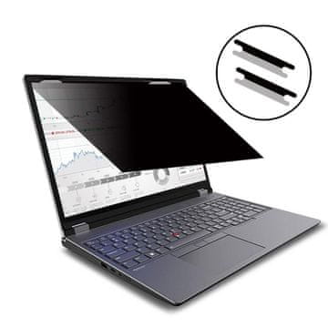 eSTUFF Filter za privatnost s preklopnim nastavkom 16" (16:10), GLBF16344215
