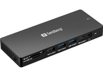 Sandberg USB-C 13u1 Pro priključna stanica, 136-61