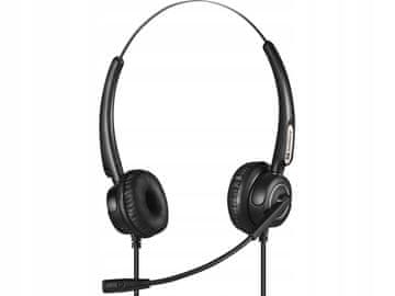 Sandberg USB+RJ9/11 slušalice Pro Stereo, 126-30