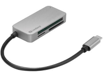 Sandberg USB-C čitač više kartica Pro, 136-38