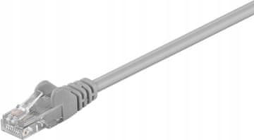 MicroConnect U/UTP CAT5e 8M sivi PVC