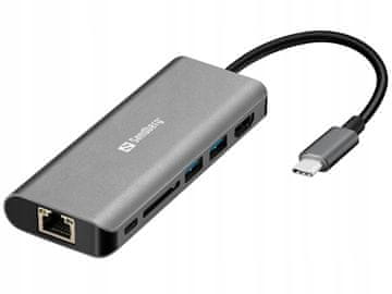 Sandberg USB-C priključna stanica 61W 136-18