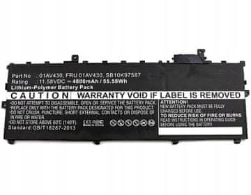 CoreParts 55Wh 11.58V 6-ćelijska baterija MBXLE-BA0145