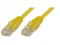 MicroConnect U/UTP CAT5e 0,5 m žuti PVC