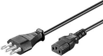 MicroConnect kabel za napajanje Italija tip L-C13 3 m