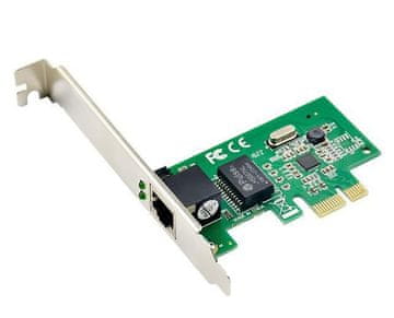 MicroConnect Gigabit PCIe mrežna kartica. Niskoprofilna