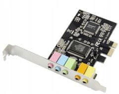 MicroConnect 5.1 kanala PCIe zvučna kartica, MC-CMI6CH-PCIE