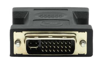ProXtend DVI-I 24+5 (M) na VGA (Ž) adapter, crni, DVII245-VGAF