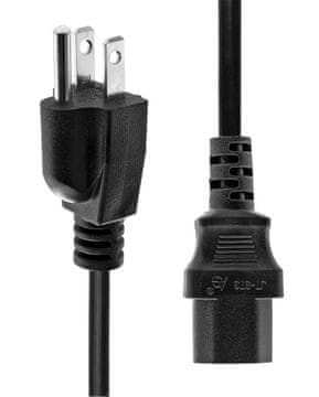 ProXtend US do C13 kabel za napajanje 1 m crni, PC-BC13-001