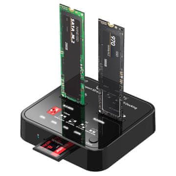 CoreParts USB3.2 Type-C (10 Gbps) M.2, MS-CLONER-M2-SD