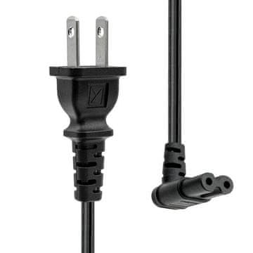 ProXtend US tip A na kutni C7 kabel za napajanje 2 m crne boje, PC-AC7A-002