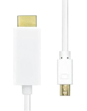 ProXtend Mini DisplayPort 1.2 na HDMI kabel 3 m bijeli, MDP1.2-HDMI-003W