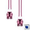 FO 50/125 OM4 LC/LC-PC optički kabel ljubičaste boje 5 m, B-01-10305