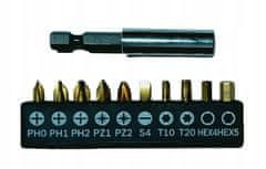 Bosch Bosch set od 10 bitova, nastavci ph, pz, hex, torx