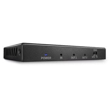 Lindy 18G 2-portni HDMI 2.0 razdjelnik, 38235