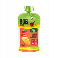 Bob Snail Smoothie od banane i jagode bez dodanog šećera 120 g