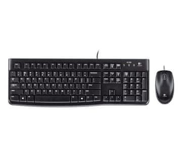 Logitech MK120 kombinirana tipkovnica, njemačka QWERTZ tipkovnica, 920-004958