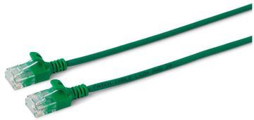 MicroConnect U/UTP CAT6 0,15M Zeleni tanki, Neoklopljeni Mrežni Kabel, PVC, 4x2xAWG 30/7 CU, OD: 3,6 mm V-UTP60015G-SLIM, 0,15 m, Cat6, U/UTP (UTP), V-UTP60015G-SLIM