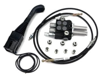 Set za TUR utovarivač - 40L 2-dijelni razdjelnik + Joystick s tipkom + Spojni elementi + Kablovi za kuglu 1500mm