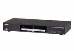 Aten Dual Display KVMP preklopnik s 4 USB 3.0 4K DisplayPort porta, 2 x USB 3.1 Gen1 Type-A (plavi, 1 prednji, 1 stražnji), CS1944DP-AT-G