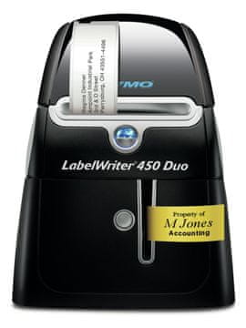 Dymo LabelWriter 450 Duo, crni, S0838920