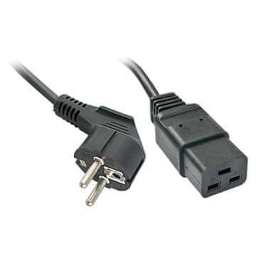 Lindy Cee7/4 na IEC C19 napajanje, crno, 2 m, 30344