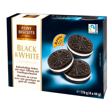 Gunz Feiny biscuits black&white keksi 176 g