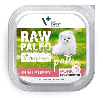 VetExpert RAW PALEO Pašteta Mini Puppy Piney 150g