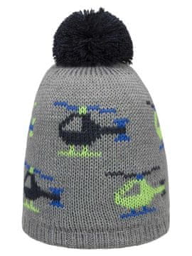 Doll Dječji sivi helikopterski šešir s pompom Döll