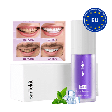 FRILLA® Pasta za izbjeljivanje zubi V34, neutralizira žute tonove, dnevna njega | JOYTEETH