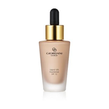 Oriflame Giordani Gold tekući svileni puder SPF 12 - svijetlo bjelokost 30 ml