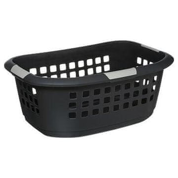 5Five® Hugger košara za rublje od crne plastike, 51 l