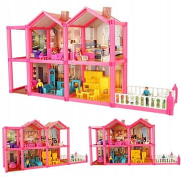LandToys Kreativna vila ZA sastavljanje mini kućice za lutke