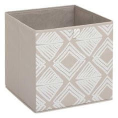 5Five® Bohema kutija za pohranu 31x31 cm bež boho stil