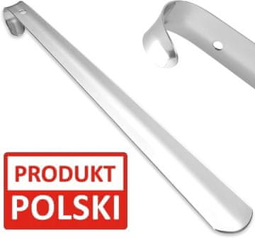 Velika metalna žlica za cipele 51 cm POLISH PRODUCT debeli, čvrsti čelik