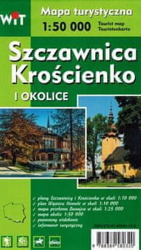 BAMIX Switzerland Szczawnica, Krościenko i okolica. Turistička karta / Plan grada.