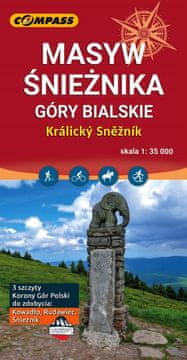 Compass Masiv Śnieżnik, Bialskie planine 1:35 000. Turistička karta. izdanje iz 2025. Kompas