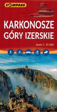 Compass Krkonoše i Jizerske planine 1:35 000. Turistička karta. Izdanje 2024. Kompas
