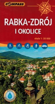 Compass Rabka-Zdrój i okolica 1:35 000. Plastificirana turistička karta. Izdanje 2024. Kompas