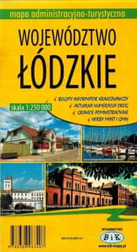 Accent Bikes Lodsko vojvodstvo 1:250.000. Administrativna i turistička karta.