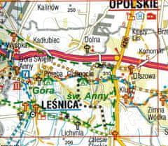 Accent Bikes Opolsko vojvodstvo 1:185.000. Plastificirana administrativna i turistička karta.