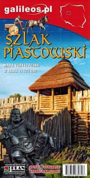 Staza Piast. Poznań-Gniezno-Inowrocław. Turistička karta. izdanje iz 2025. Galilej