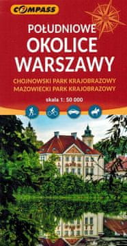 Compass Južna Varšavska regija 1:50 000. Krajobrazni parkovi Chojnów i Mazowiecki. Turistička karta. Izdanje 2024. Kompas