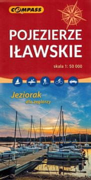 Compass Iława Lake District 1:50.000. Ostroda, Iława. Turistička karta. izdanje iz 2025. Kompas