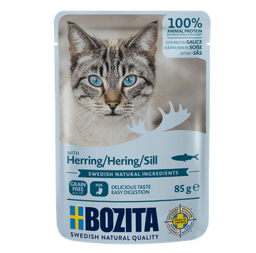 Bozita Komadići mesa u umaku s haringom 85g