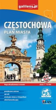 Częstochowa 1:16 000. Karta / grada. Galilej